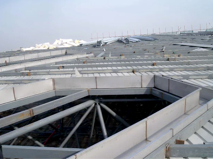 宝鸡安吉县体育馆网架